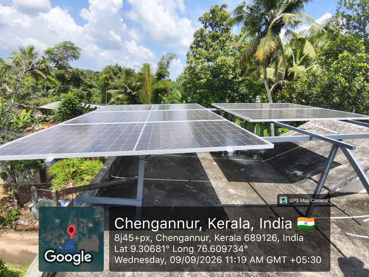 Residential Solar Project At Chengannur